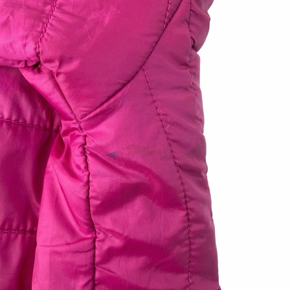 The North Face Toddler Girls Pink/Beige
 Reversible Puffer Jacket Size 4T - Picture 7 of 11